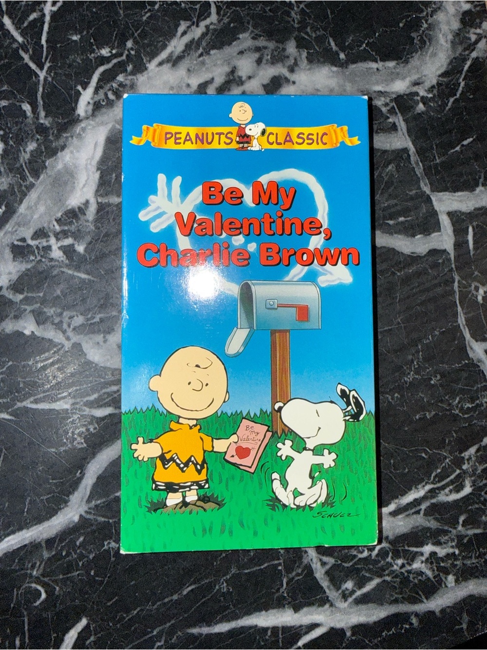 Vintage Peanuts Be My Valentine Charlie Brown VHS tape
